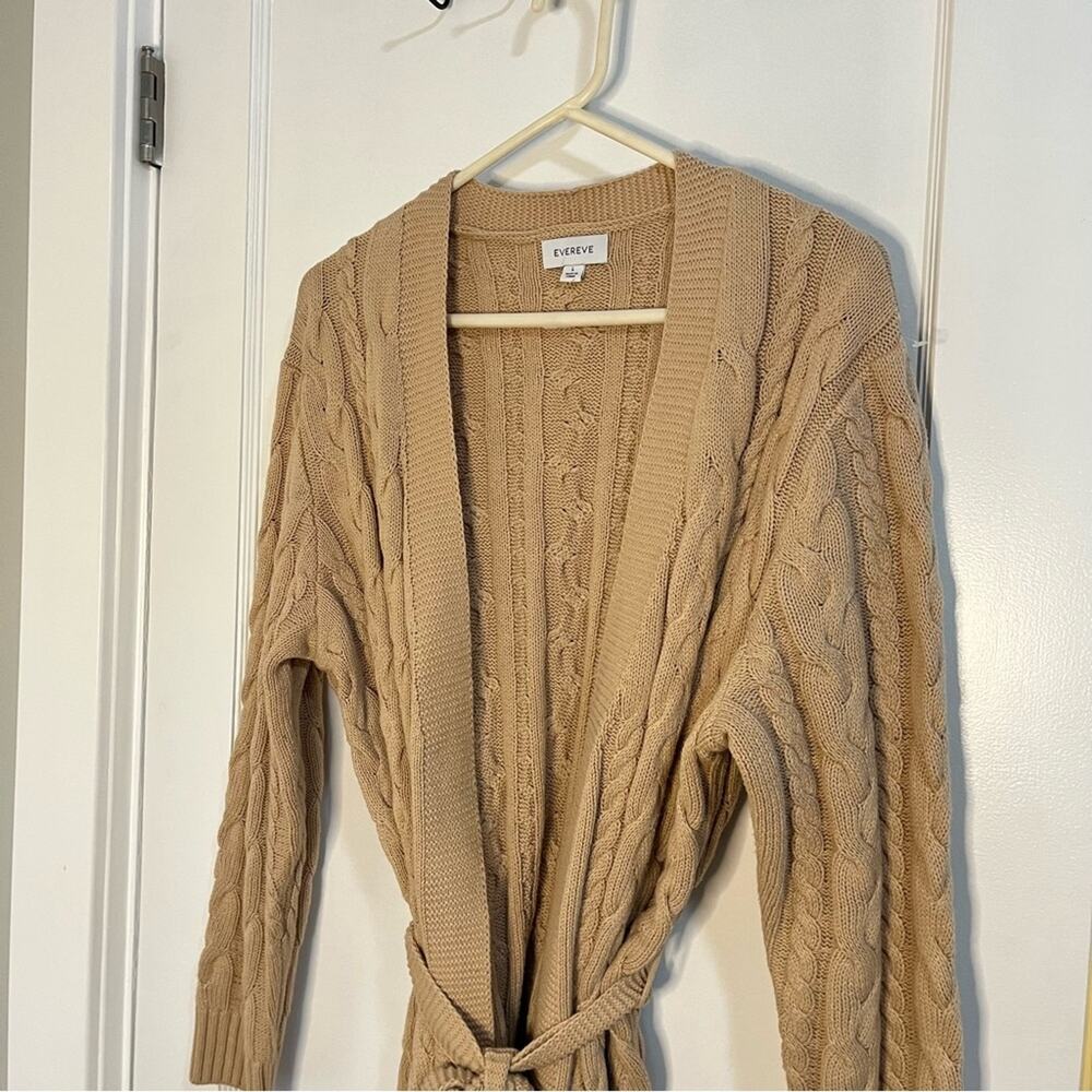 Evereve Cable Knit Cardigan‎ Sweater - Picture 11 of 12